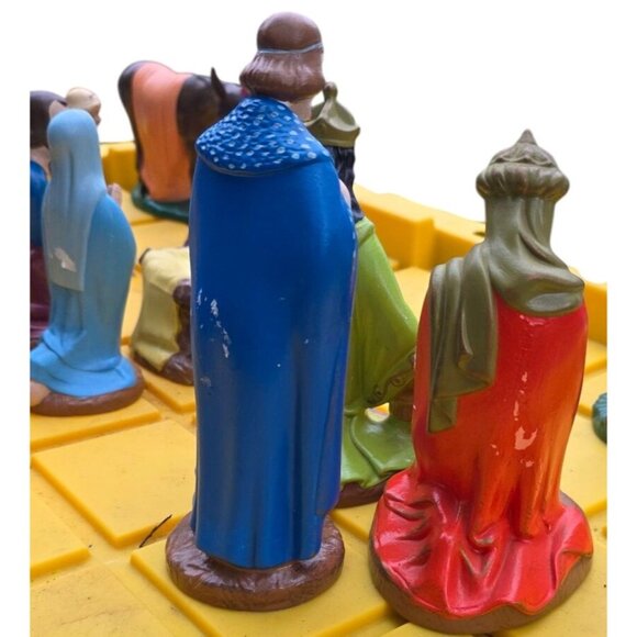 Vintage Nativity Set Holland Mold 12-Piece Hand-Painted 1970s READ - Picture 6 of 16